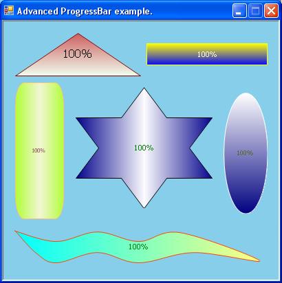 Advanced Progressbar sample