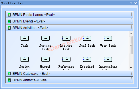 It includes workflows diagram designer, E-Form Designer, and BPMN Diagram Designer,